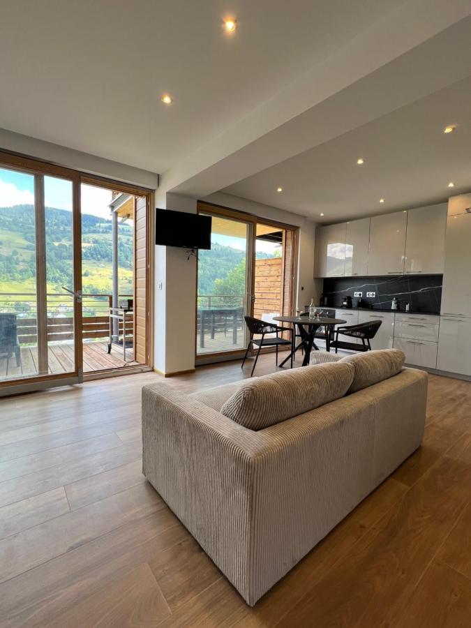 Magnifique Appartement Classe 4 Etoiles Avec Sauna Et Terrasse Dans Chalet La Bresse Esterno foto