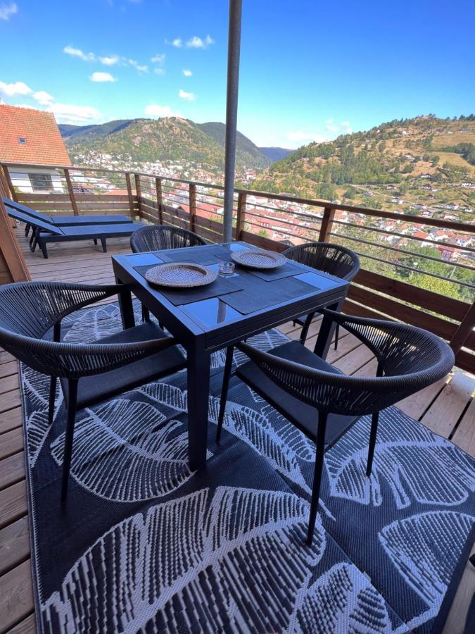 Magnifique Appartement Classe 4 Etoiles Avec Sauna Et Terrasse Dans Chalet La Bresse Esterno foto