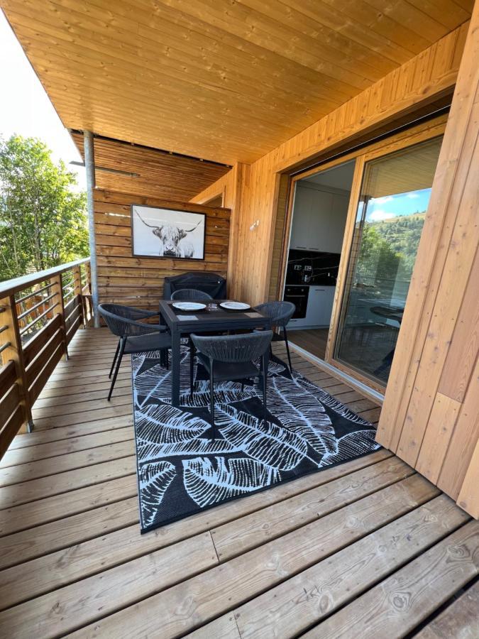 Magnifique Appartement Classe 4 Etoiles Avec Sauna Et Terrasse Dans Chalet La Bresse Esterno foto